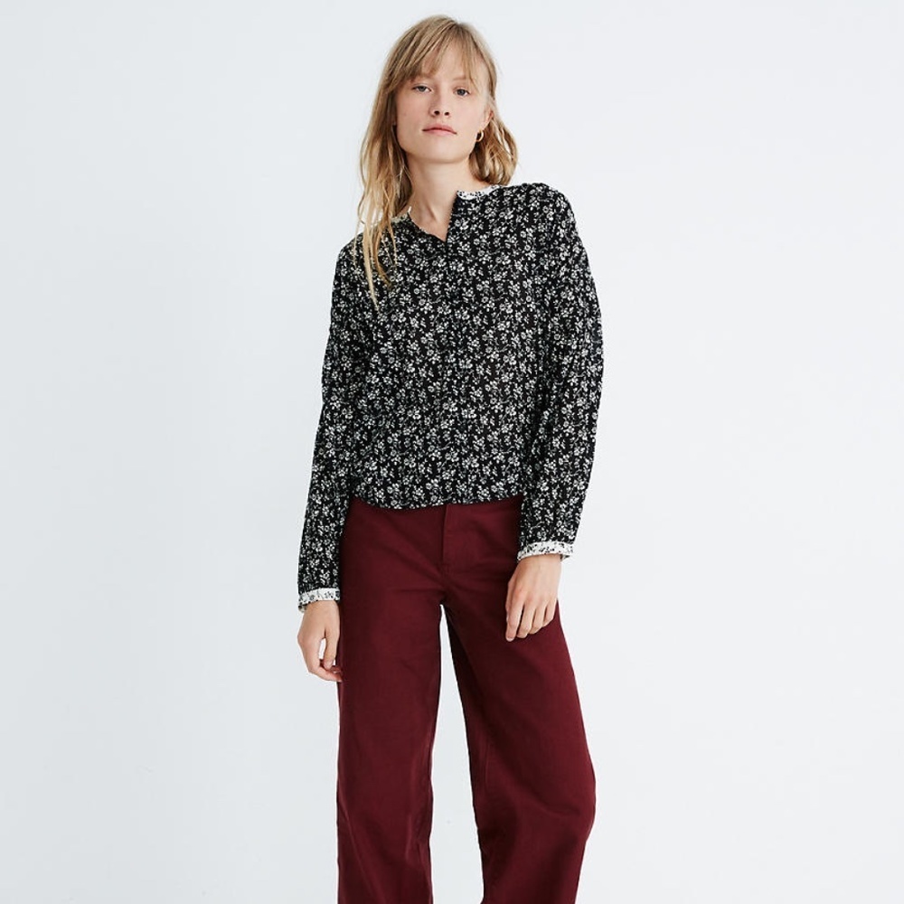 Madewell Print-Mix Meadow Shirt in Branch Floral